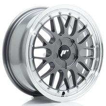 Load image into Gallery viewer, JR Wheels JR23 16x7 ET20-45 5H BLANK Hyper Gray w/Machined Lip