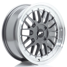 Load image into Gallery viewer, JR Wheels JR23 17x7,5 ET20-40 4H BLANK Hyper Gray w/Machined Lip