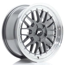 Load image into Gallery viewer, JR Wheels JR23 17x7,5 ET20-40 5H BLANK Hyper Gray w/Machined Lip