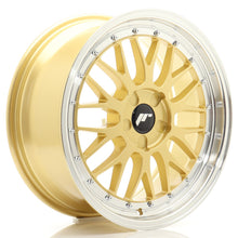 Load image into Gallery viewer, JR Wheels JR23 18x8 ET20-42 5H BLANK Gold w/Machined Lip