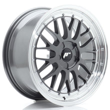 Load image into Gallery viewer, JR Wheels JR23 18x8 ET20-42 5H BLANK Hyper Gray w/Machined Lip