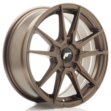 Load image into Gallery viewer, JR Wheels JR21 17x7 ET20-40 5H BLANK Matt Bronze