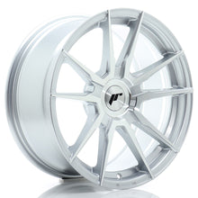 Load image into Gallery viewer, JR Wheels JR21 17x8 ET20-35 BLANK Silver Machined