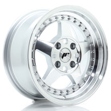 Load image into Gallery viewer, JR Wheels JR6 15x7 ET25 4x100 Silver Machined Face