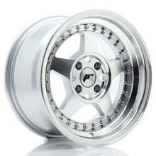 Load image into Gallery viewer, JR Wheels JR6 15x8 ET5 4x100 Silver Machined Face