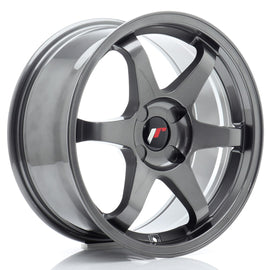 JR Wheels JR3 17x8 ET20-35 4H BLANK Gun Metal
