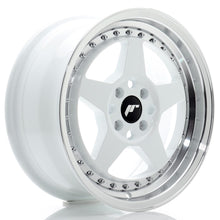 Load image into Gallery viewer, JR Wheels JR6 16x7 ET35 4x100 White w/Machined Lip
