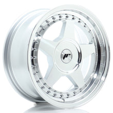 Load image into Gallery viewer, JR Wheels JR6 16x7 ET20-35 BLANK Silver Machined Face