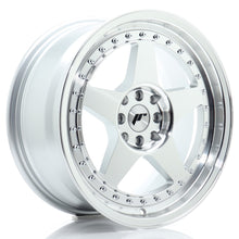 Load image into Gallery viewer, JR Wheels JR6 17x8 ET35 4x100/114 Silver Machined Face