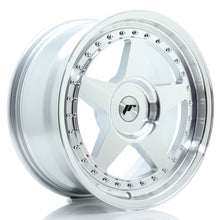 Load image into Gallery viewer, JR Wheels JR6 17x8 ET20-35 BLANK Silver Machined Face