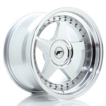 Load image into Gallery viewer, JR Wheels JR6 17x10 ET0-20 BLANK Silver Machined Face