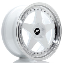 Load image into Gallery viewer, JR Wheels JR6 18x8,5 ET20-40 5H BLANK White w/Machined Lip