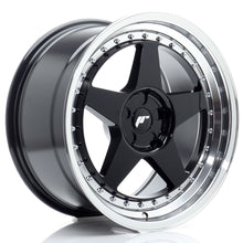 Load image into Gallery viewer, JR Wheels JR6 18x9,5 ET20-40 5H BLANK Gloss Black w/Machined Lip