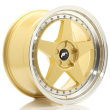 Load image into Gallery viewer, JR Wheels JR6 18x9,5 ET20-40 5H BLANK Gold w/Machined Lip