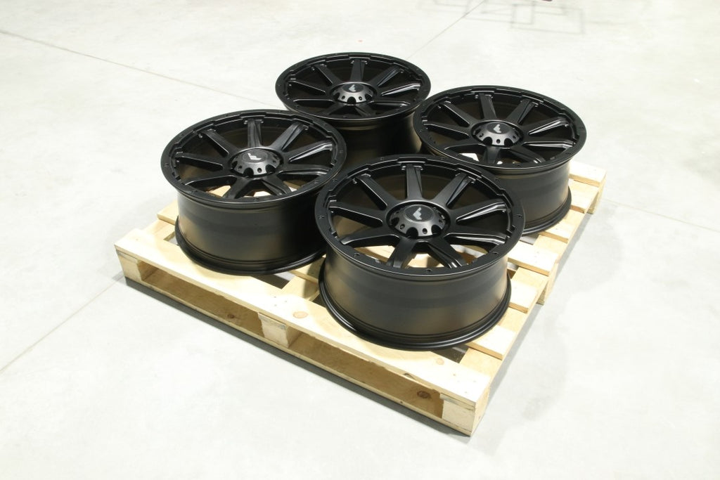 Set of JRX1 20x9 ET20 6x139,7 Matt Black