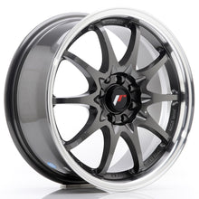 Carica l&#39;immagine nel visualizzatore di Gallery, JR Wheels JR5 16x7 ET30 5x100/114,3 Gun Metal w/Machined Lip
