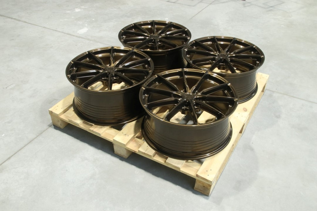 Set of JR37 21x9 + 21x9,5 ET35 5x112 Gloss Bronze