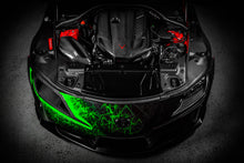 Carica l&#39;immagine nel visualizzatore di Gallery, Eventuri Black Carbon Headlight Blank Duct Toyota Supra MK5