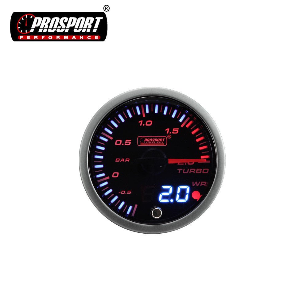 52mm JDM Series Electrical Boost Gauge - RTMG Performance