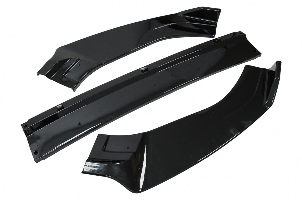 Front Bumper Lip Extension Spoiler suitable for VW Golf 7.5 Facelift (2017-2020) Piano Black