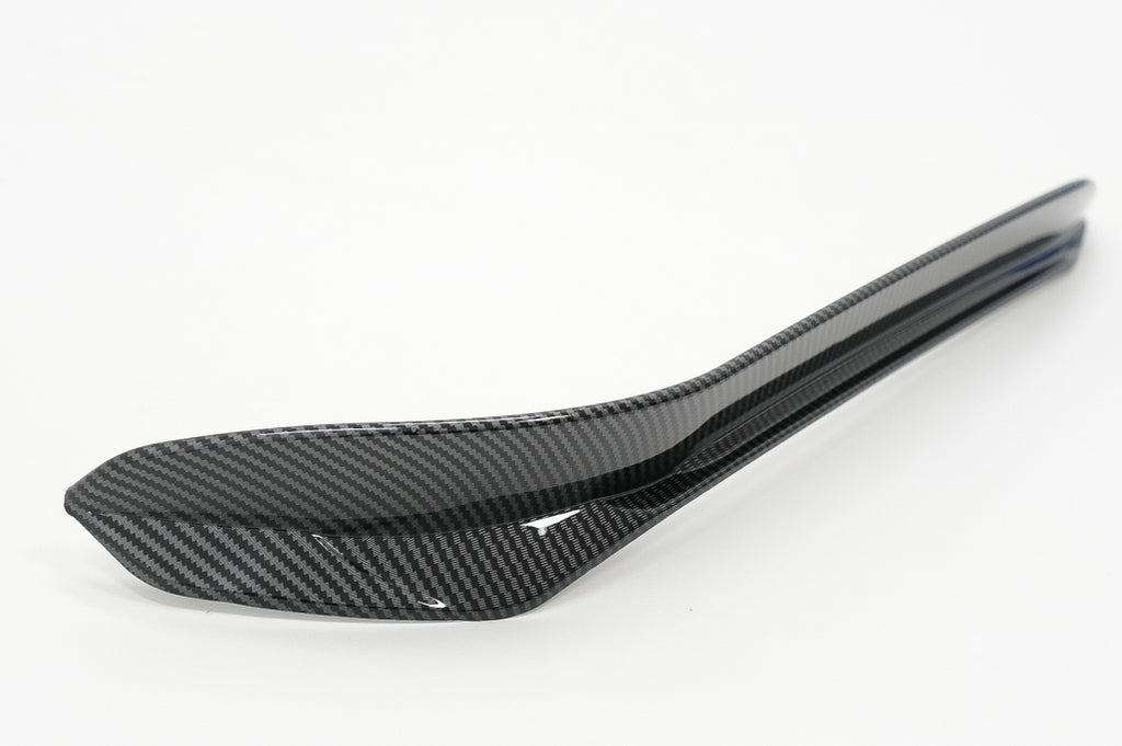 Front Bumper Side Fins Flaps suitable for VW Golf 7.5 GTI 5G Hatchback (2017-2020) Carbon Look