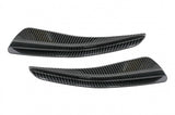 Front Bumper Side Fins Flaps suitable for VW Golf 8 Mk8 MQB GTI R-Line (2020-Up) Carbon Look