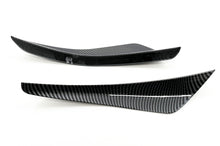 Load image into Gallery viewer, Front Bumper Side Fins Flaps suitable for VW Golf 8 Mk8 MQB GTI R-Line (2020-Up) Carbon Look