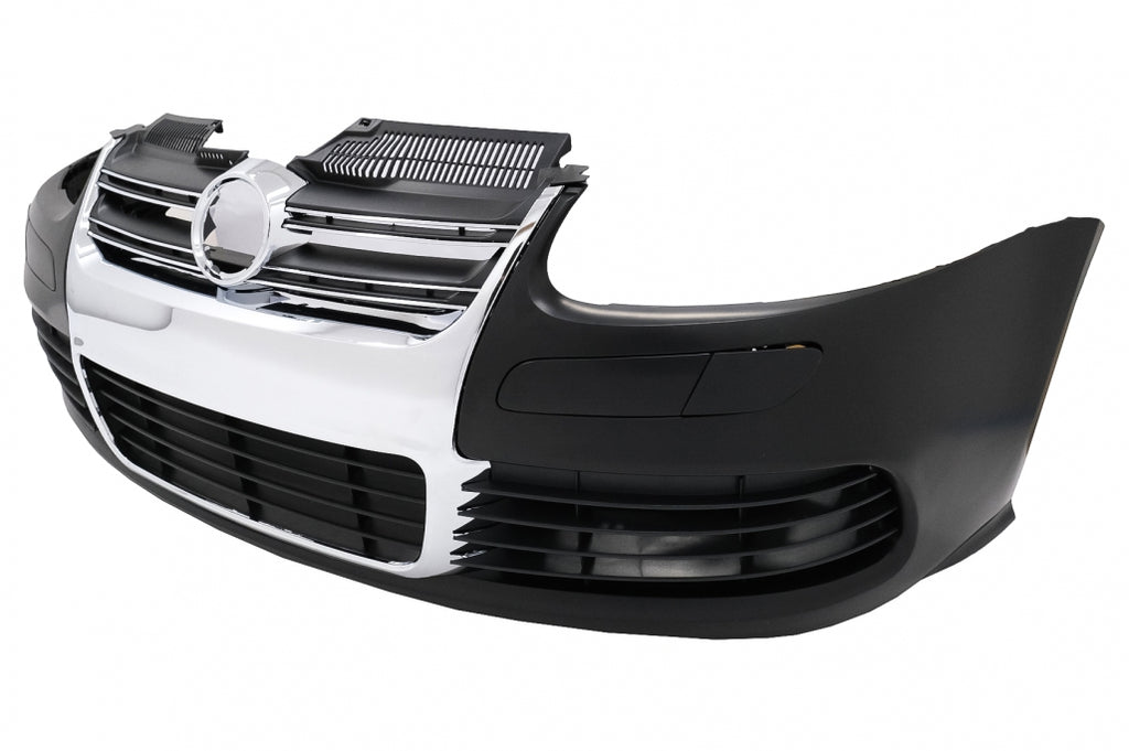 Front Bumper suitable for VW Golf V 5 (2003-2007) Jetta (2005-2010) R32 Look Chrome Grill