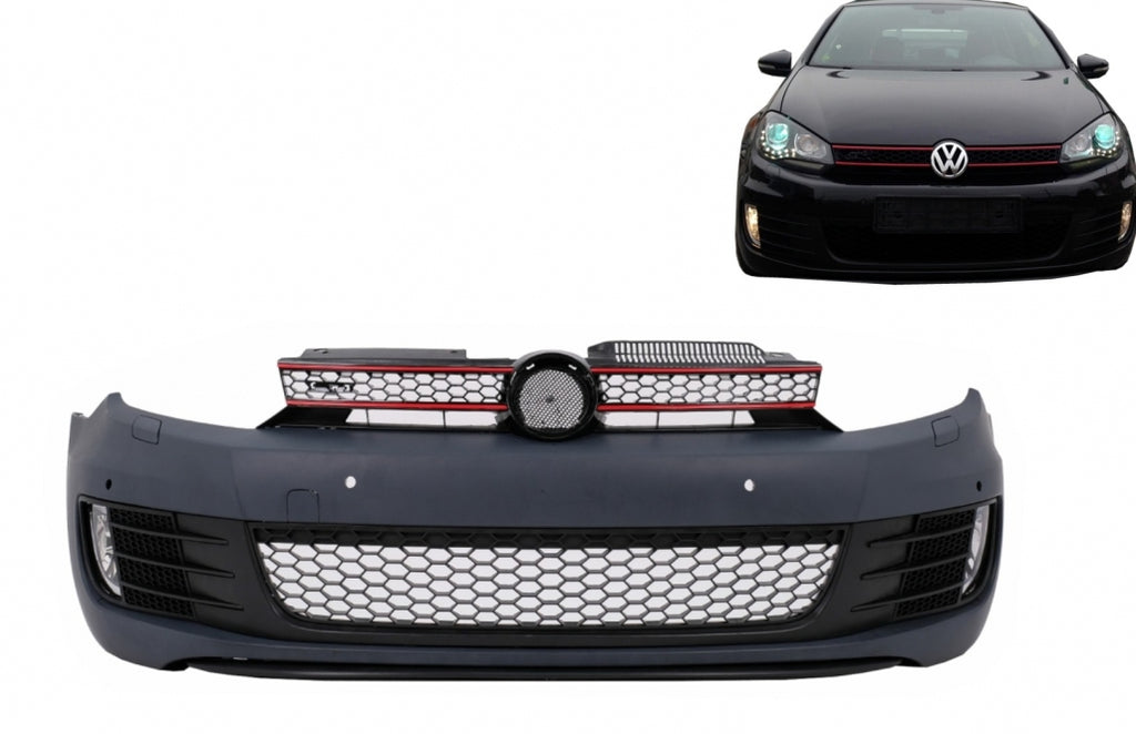 Front Bumper suitable for VW Golf VI 6 (2008-2013) GTI Look