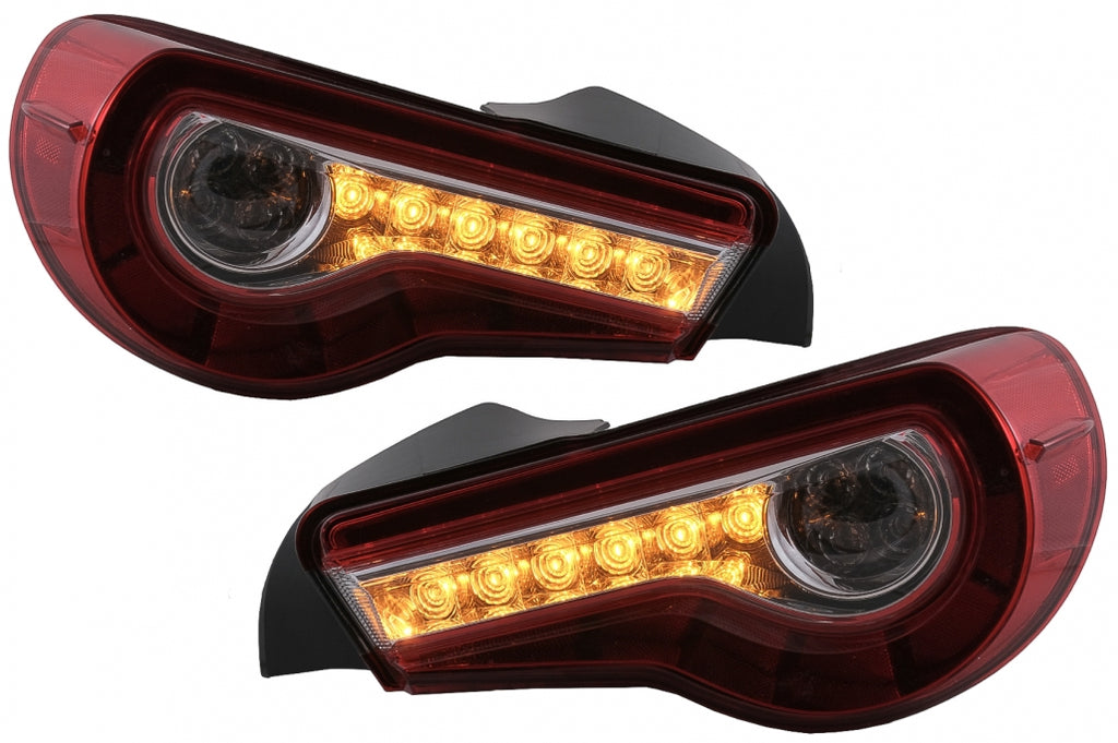 Full LED Taillights suitable for Toyota 86 (2012-2019) Subaru BRZ (2012-2018) Scion FR-S (2013-2016) with Sequential Dynamic Turning Lights