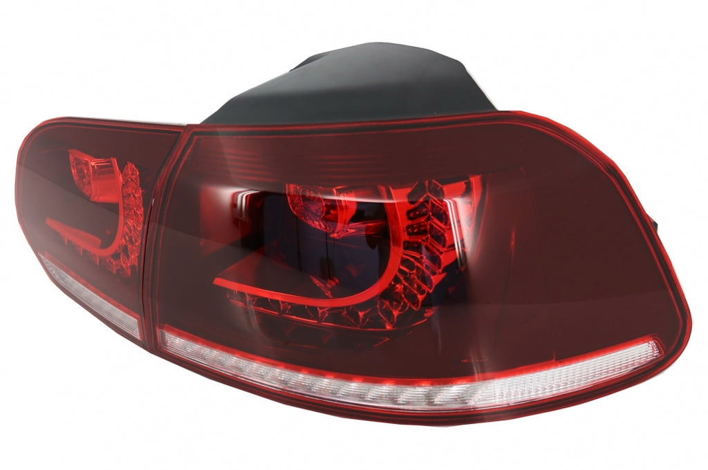 FULL LED Taillights suitable for VW Golf 6 VI (2008-2013) R20 Design Dynamic Sequential Turning Light Cherry Red (LHD and RHD)