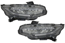 Carica l&#39;immagine nel visualizzatore di Gallery, Headlights Full LED suitable for Honda Civic Mk10 (FC/FK) (2016-Up) Sedan &amp; Hatchback with Sequential Dynamic Turning Lights