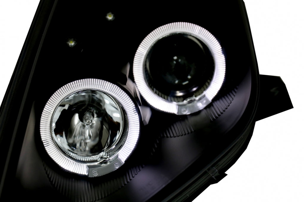 LED DRL Headlights suitable for Toyota Celica T23 (1999-2005) Angel Eyes Black