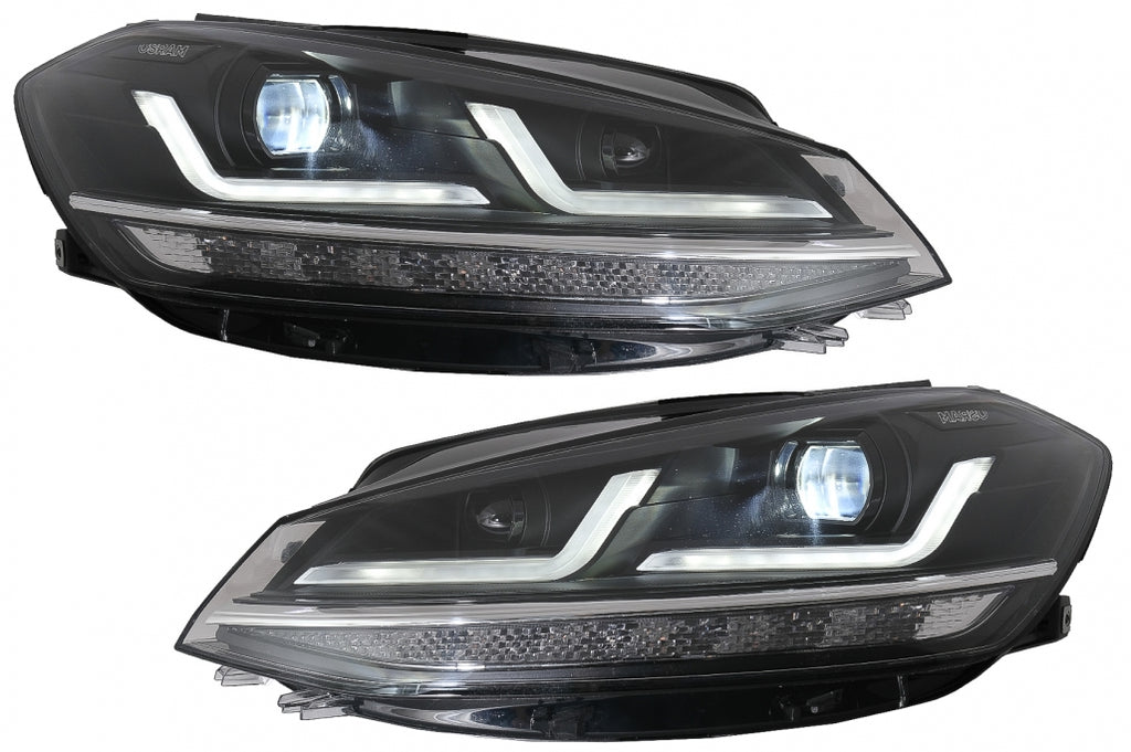 Osram Full LED Headlights LEDriving suitable for VW Golf 7.5 Facelift (2017-2020) Upgrade for Halogen with Dynamic Sequential Turning Lights