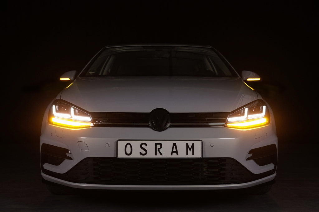 Osram Full LED Headlights LEDriving suitable for VW Golf 7.5 Facelift (2017-2020) Upgrade for Halogen with Dynamic Sequential Turning Lights