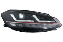 Carica l&#39;immagine nel visualizzatore di Gallery, Osram Full LED Headlights LEDriving suitable for VW Golf 7.5 Facelift (2017-2020) GTI Look upgrade for Halogen with Dynamic Sequential Turning Lights