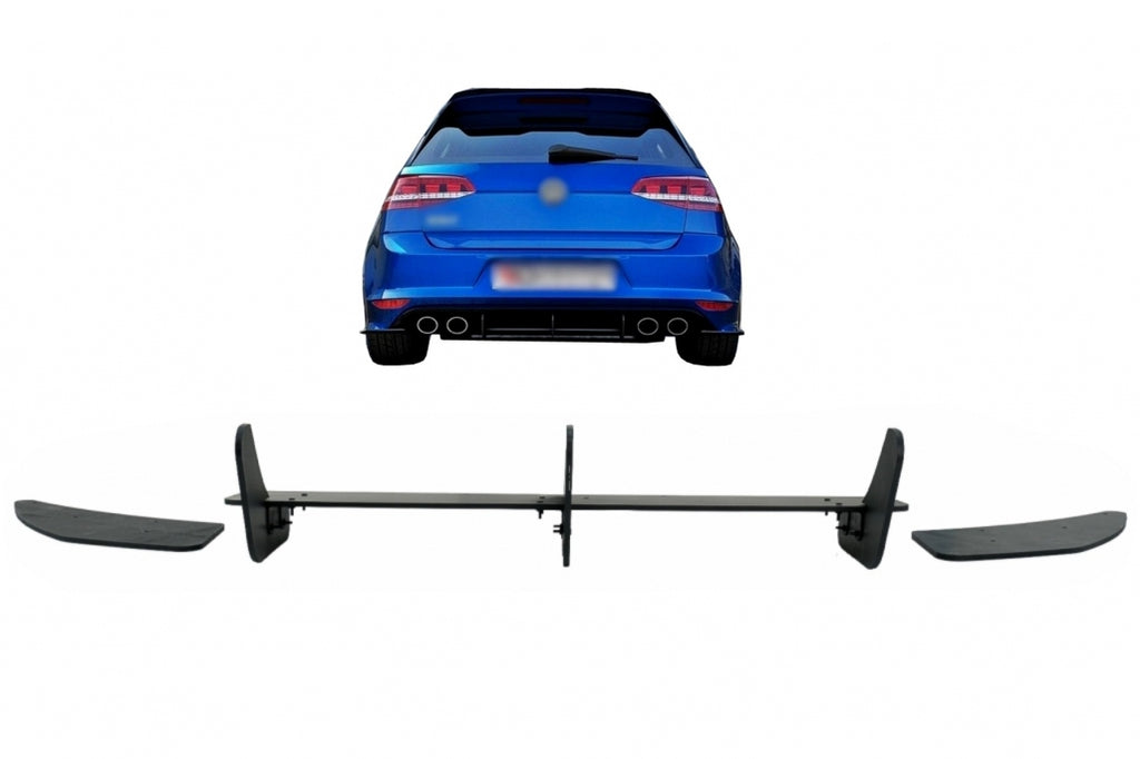 Rear Bumper Extension for Diffuser and Side Splitters suitable for VW Golf 7 VII R (2013-2016)