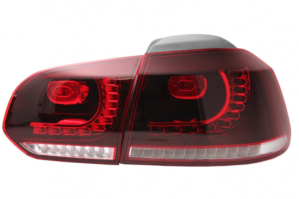 Taillights Full LED suitable for VW Golf 6 VI (2008-2013) Cherry Red R20 GTI Design (LHD and RHD)