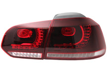 Carica l&#39;immagine nel visualizzatore di Gallery, Taillights Full LED suitable for VW Golf 6 VI (2008-2013) Cherry Red R20 GTI Design (LHD and RHD)