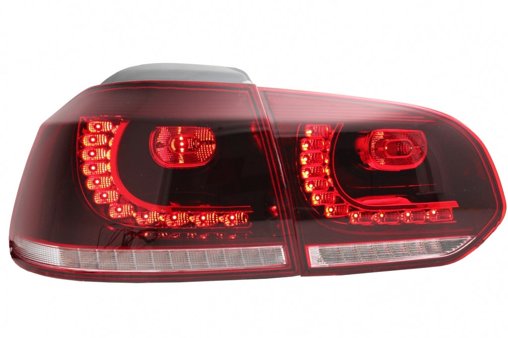 Taillights Full LED suitable for VW Golf 6 VI (2008-2013) Cherry Red R20 GTI Design (LHD and RHD)