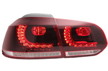 Carica l&#39;immagine nel visualizzatore di Gallery, Taillights Full LED suitable for VW Golf 6 VI (2008-2013) Cherry Red R20 GTI Design (LHD and RHD)