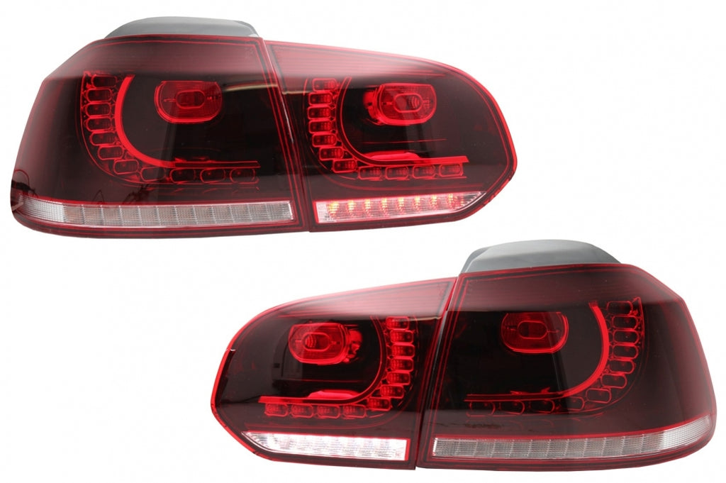 Taillights Full LED suitable for VW Golf 6 VI (2008-2013) Cherry Red R20 GTI Design (LHD and RHD)