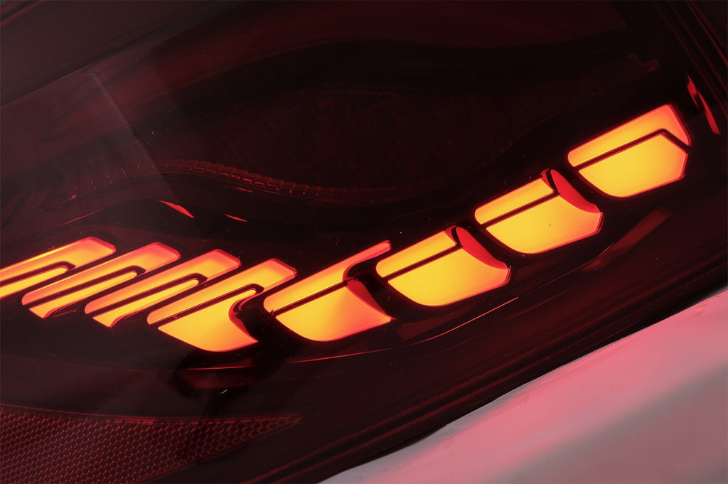 Taillights Full LED suitable for VW Golf 6 VI (2008-2013) Red Smoke with Sequential Dynamic Turning Lights (LHD and RHD)