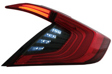 Carica l&#39;immagine nel visualizzatore di Gallery, Taillights suitable for HONDA Civic MK10 FC / FK (2016-Up) Limousine Full LED Light Bar Red Black