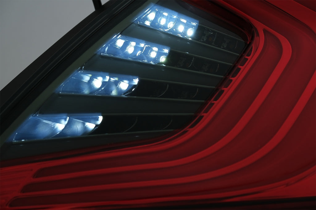 Taillights suitable for HONDA Civic MK10 FC / FK (2016-Up) Limousine Full LED Light Bar Red Black