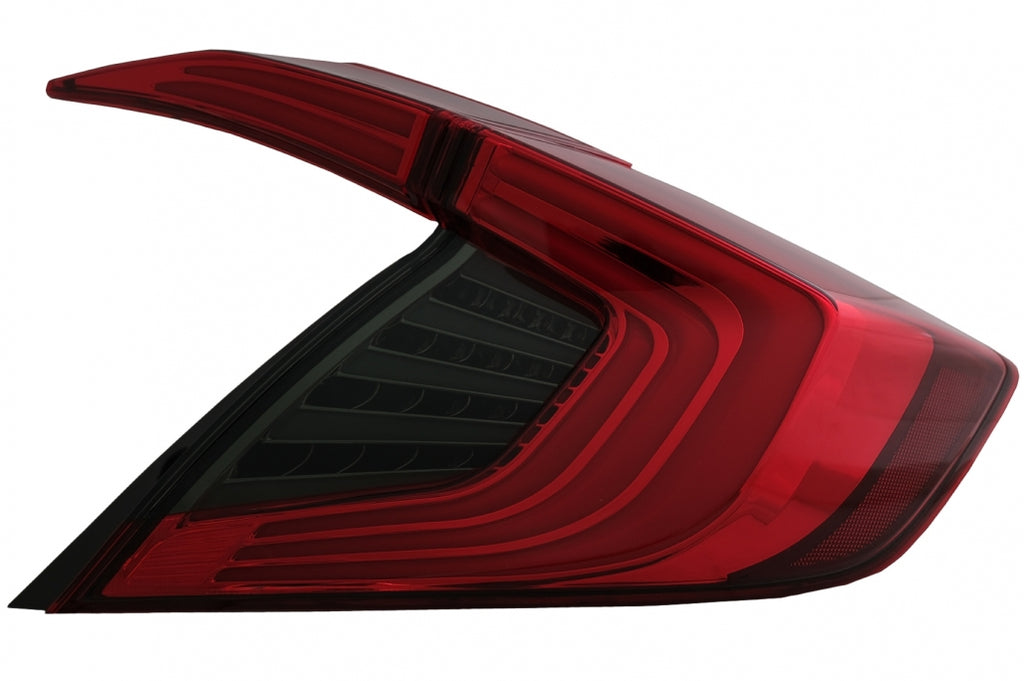 Taillights suitable for HONDA Civic MK10 FC / FK (2016-Up) Limousine Full LED Light Bar Red Black