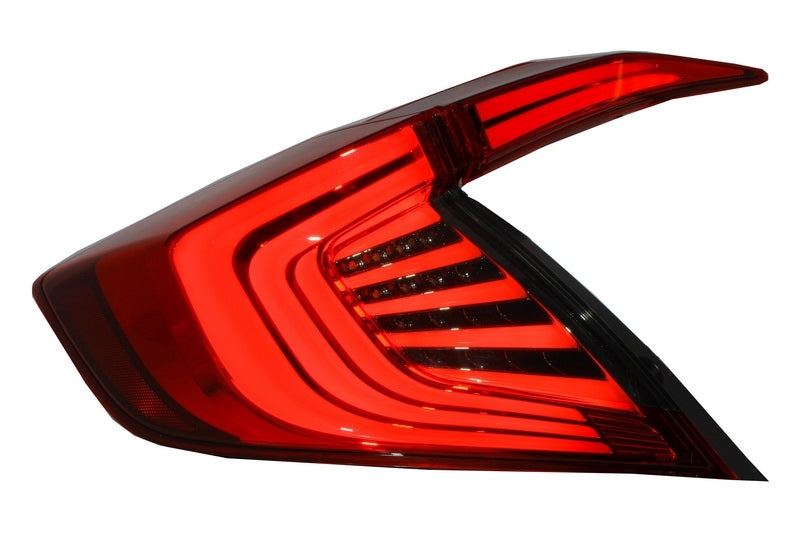 Taillights suitable for HONDA Civic MK10 (FC/FK) (2016-Up) Limousine Full LED Light Bar Red/Smoke