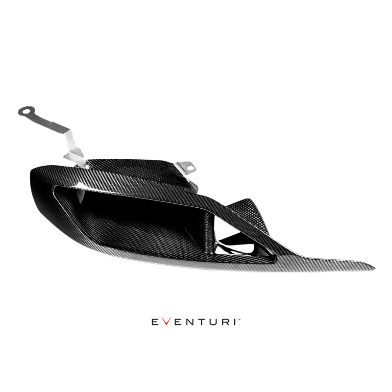 Eventuri Black Carbon Headlight Blank Duct Toyota Supra MK5