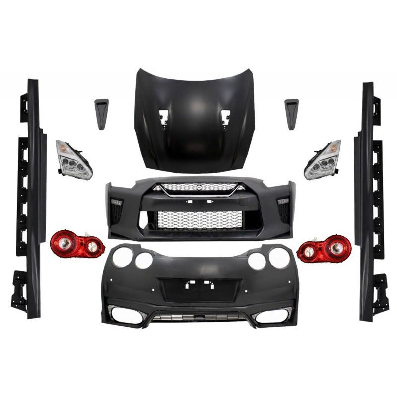 Complete Body Kit suitable for Nissan GT-R (2008-2015) Facelift (2017) Design