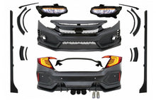 Load image into Gallery viewer, Complete Body Kit suitable for Honda Civic MK10 FC FK (2016-up) Sedan Type R Design
